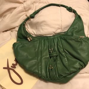 Green Leather purse!💚